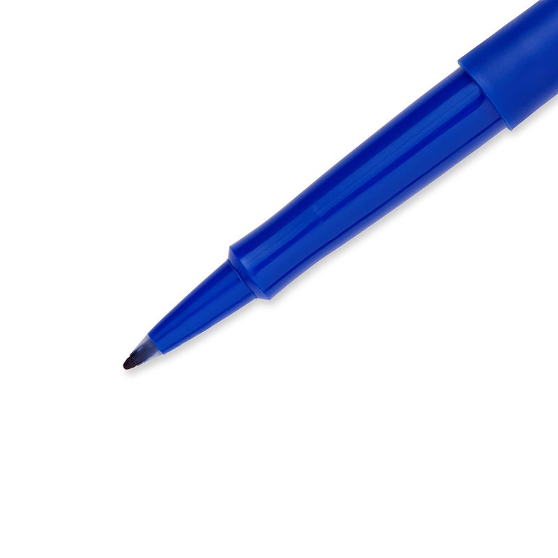 Paper Mate Flair Felt Tip Pen, Medium Point, Blue, 1 Count - Image 2